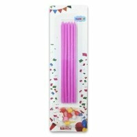 15 cm Pembe Mum 10'lu Paket – Doğum Günü ve Kutlama Mumu