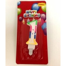 Renkli 1 Rakamı Pasta Mumu – Canlı ve Eğlenceli 1 Yaş Doğum Günü Süsü Renkli 1 Rakamı Pasta Mumu – Canlı ve Eğlenceli 1 Yaş Doğum Günü Süsü