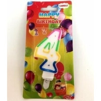 Renkli Rakam 4 Pasta Mumu