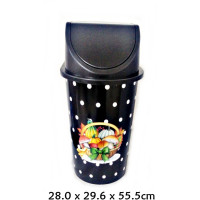 Konerdem No:3 Klipsli Desenli Çöp Kovası