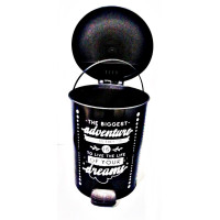 Pedallı Desenli Çöp Kovası No:3 (11 Litre)