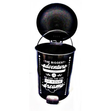 Pedallı Desenli Çöp Kovası No:3 (11 Litre)