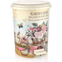 Tuffex 4 Numara Desenli Klik Kapak Çöp Kovası 22 Litre