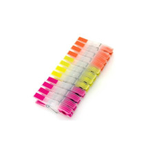 Rapsodi 12'li Silikonlu Kaliteli Parlak Plastik Mandal