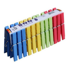 Snn 24'lü Plastik Çamaşır Mandalı Maşası