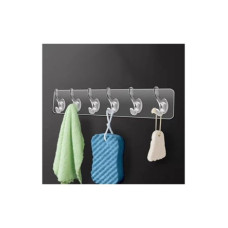 Şeffaf Yapışkanlı 6'lı Askı 30 cm