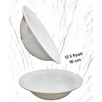 Porselen Çorba Kasesi 16 cm 12'li Set