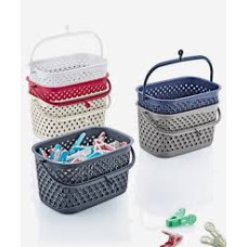 Renkli Karışık Model Mandallı Sepet Seti